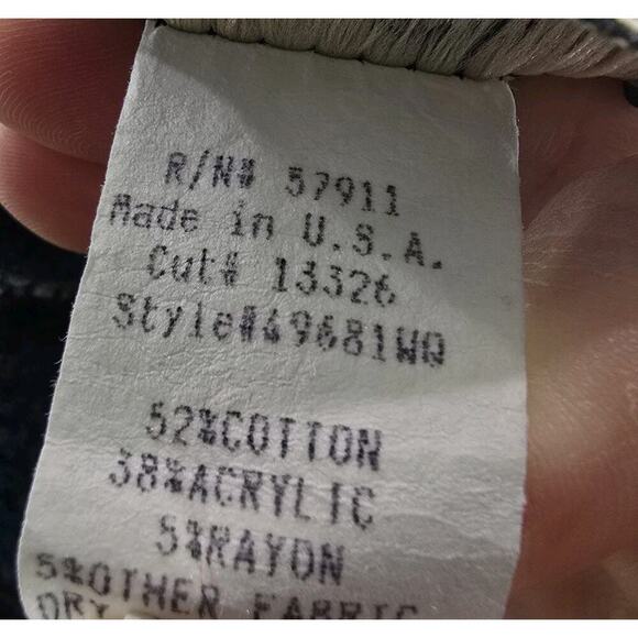 Vintage Southwestern Skirt Womens 29 Medium Maxi Tapestry Blanket Aztec Wrap 90s - Picture 9 of 12